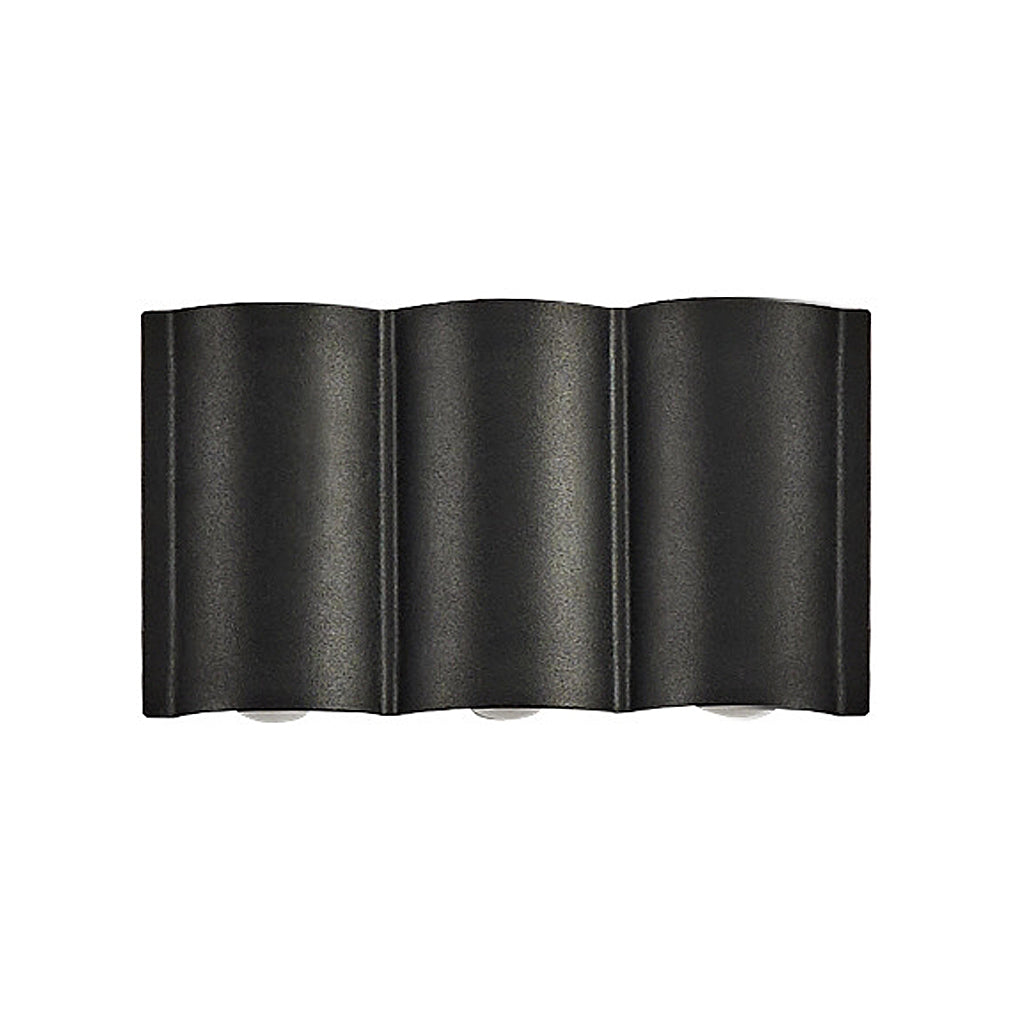 Modern Wave-Shaped Up and Down Outdoor LED Wall Light