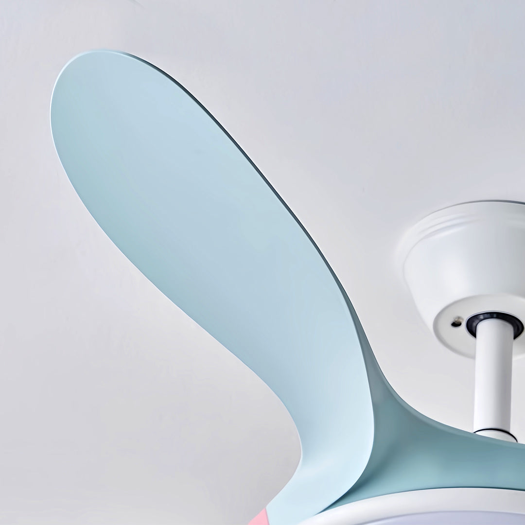 5 Blade Ceiling Fan with Light - ABS Blades, Metal Body, Modern Design