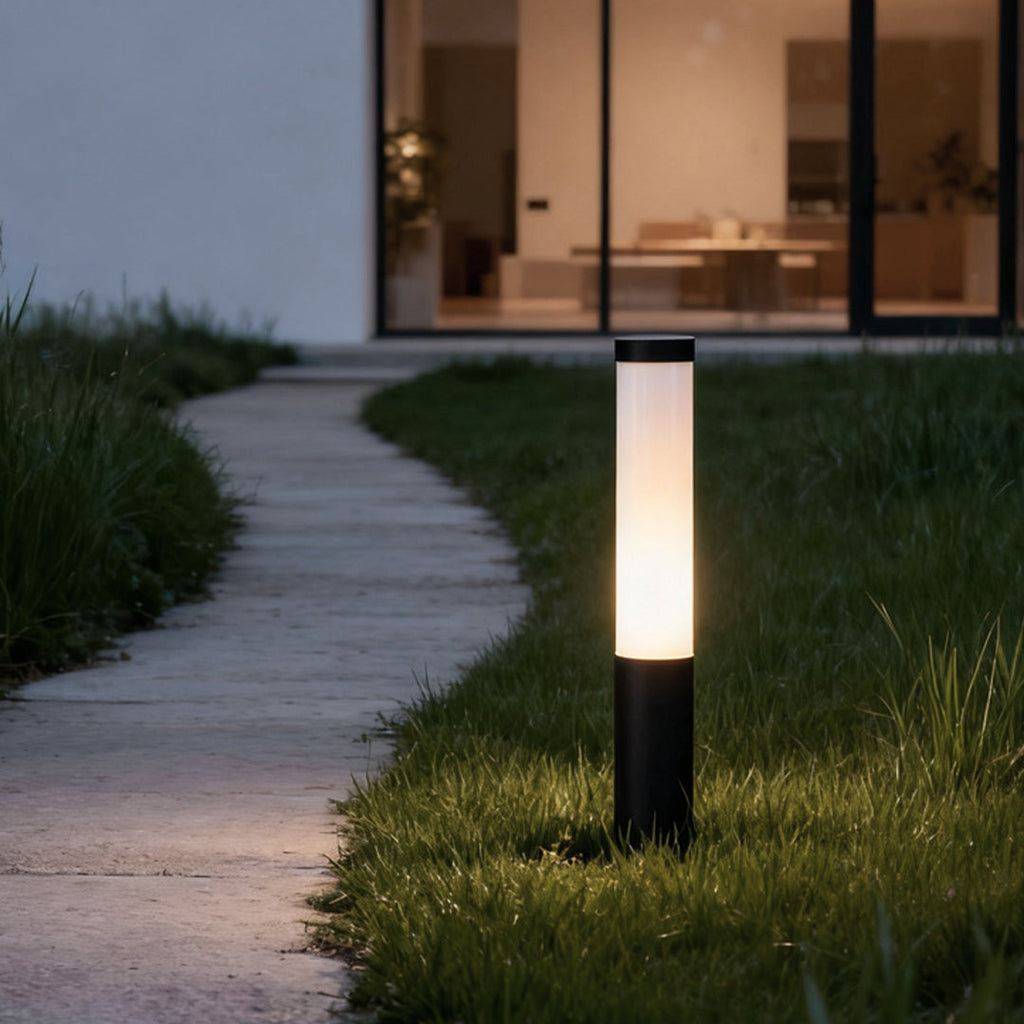 Modern Cylindrical Acrylic LED Tube Landscape Light