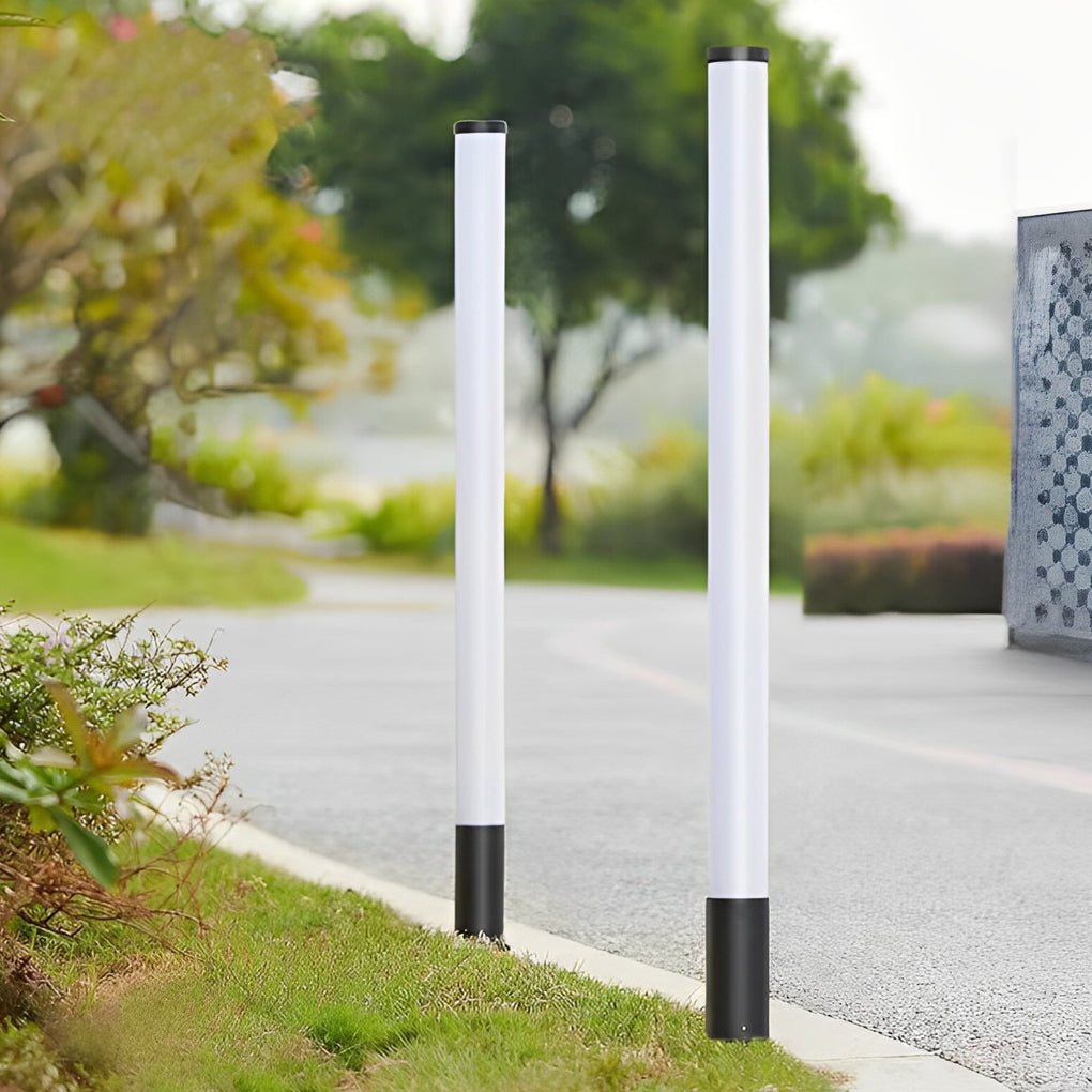 Modern Cylindrical Acrylic LED Tube Landscape Light