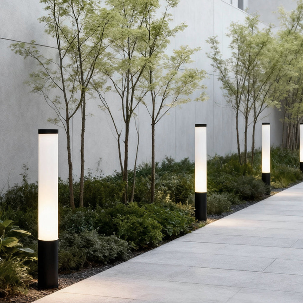 Modern Cylindrical Acrylic LED Tube Landscape Light