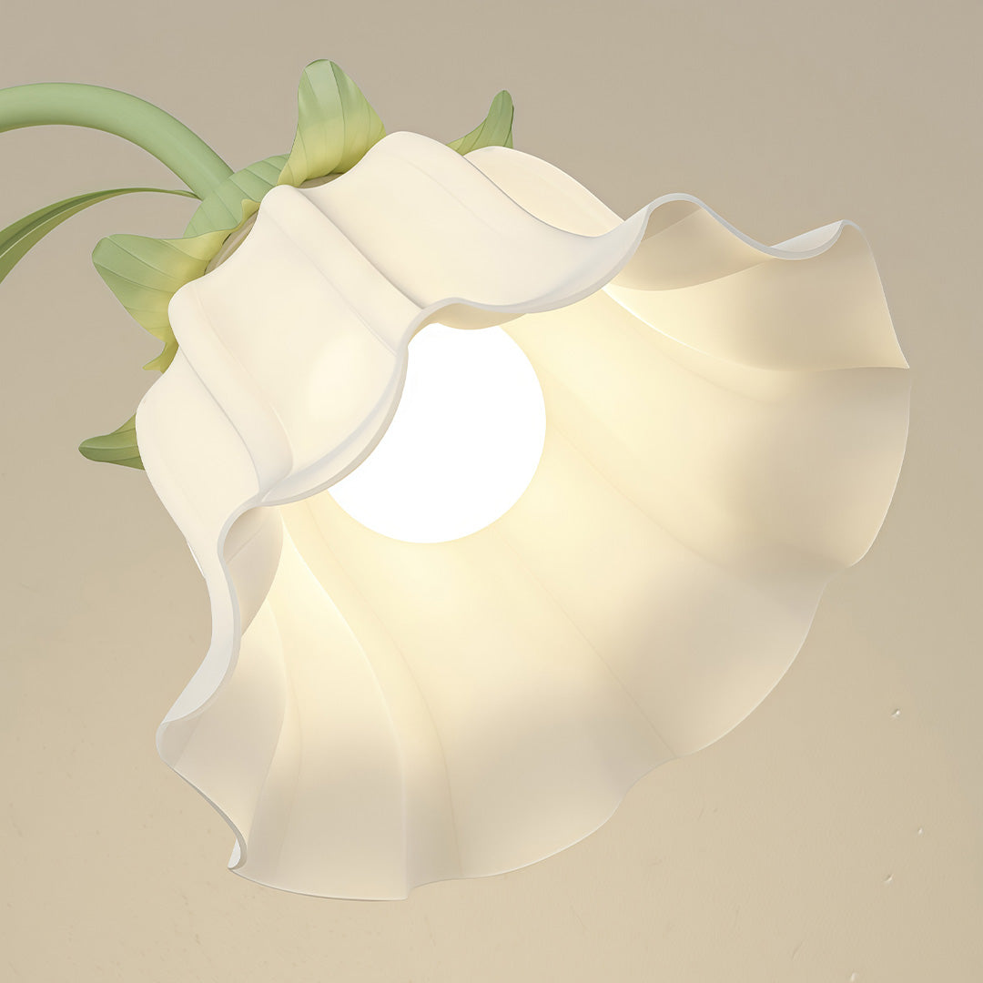 Tulip Arc Floor Light - French Three-Light Iron Lamp