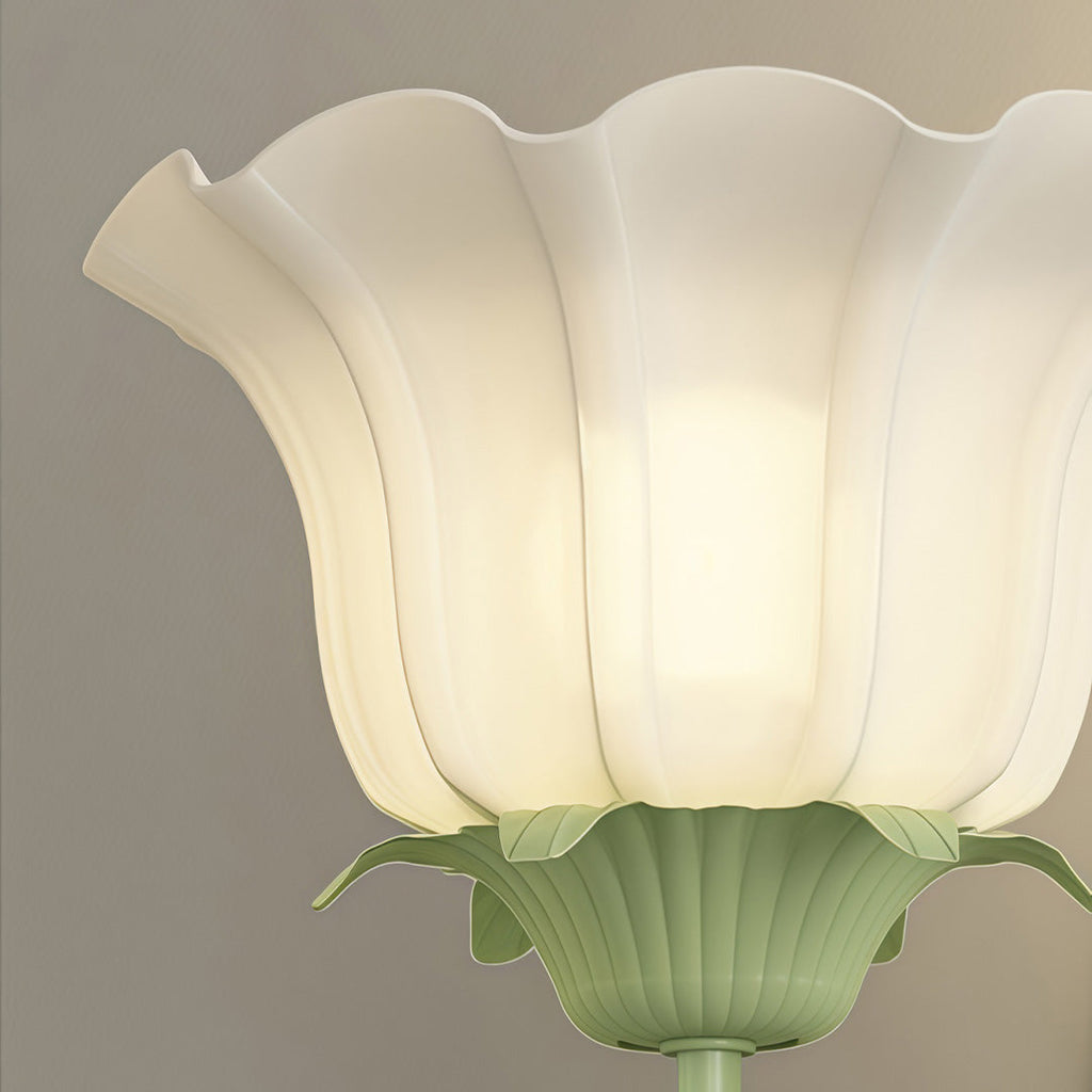 Tulip Arc Floor Light - French Three-Light Iron Lamp