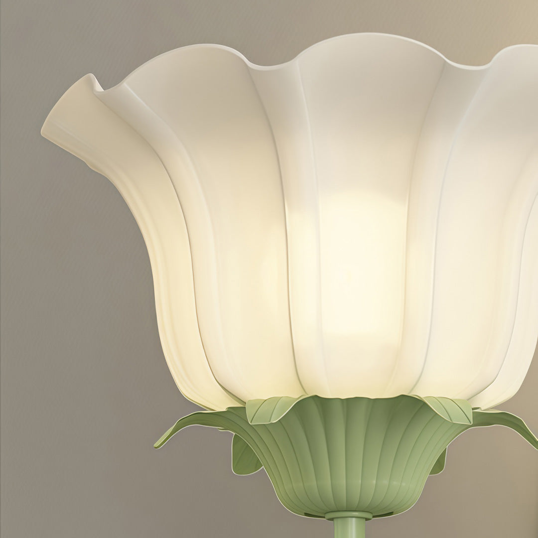 Tulip Arc Floor Light - French Three-Light Iron Lamp