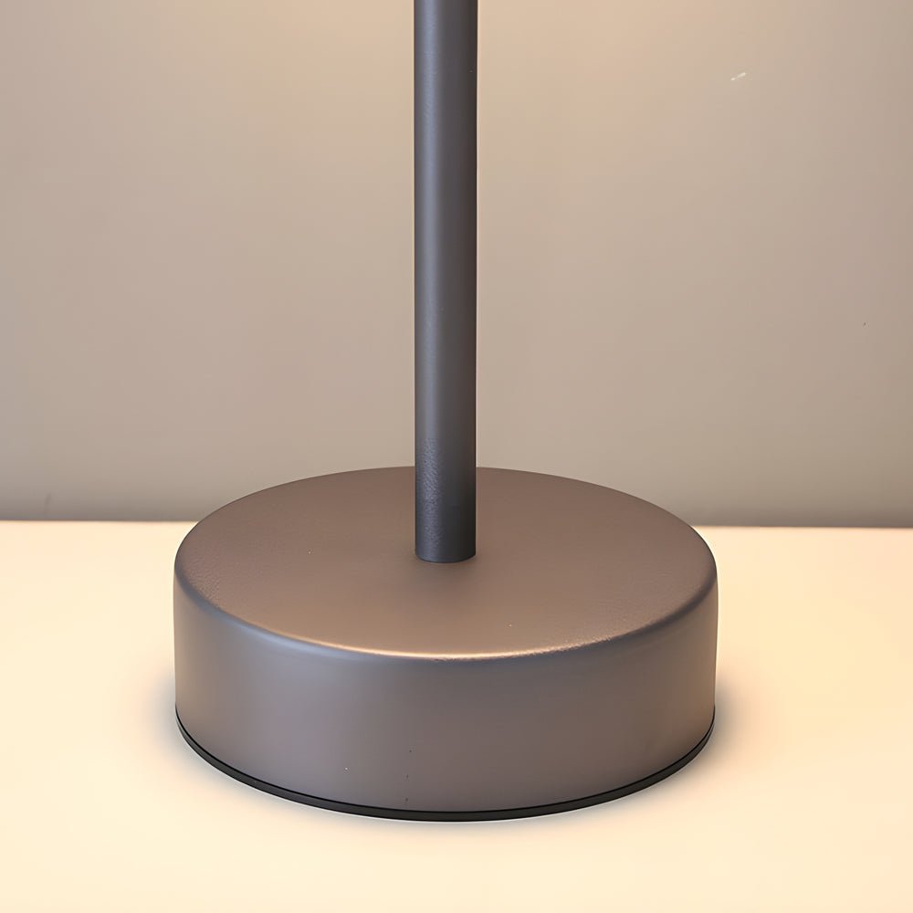**Tunable Metal Finish Hat-Style Table Lamp**

Illuminate your space with our Tunable Metal Finish Hat-Style Table Lamp, designed for modern aesthetics and practical functionality. This stylish table lamp features an adjustable metal finish that complemen
