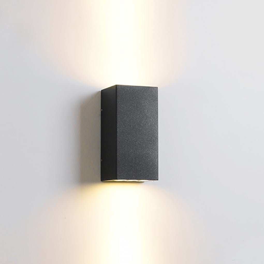 Waterproof LED Courtyard Wall Lights - Outdoor Up & Down Lighting
