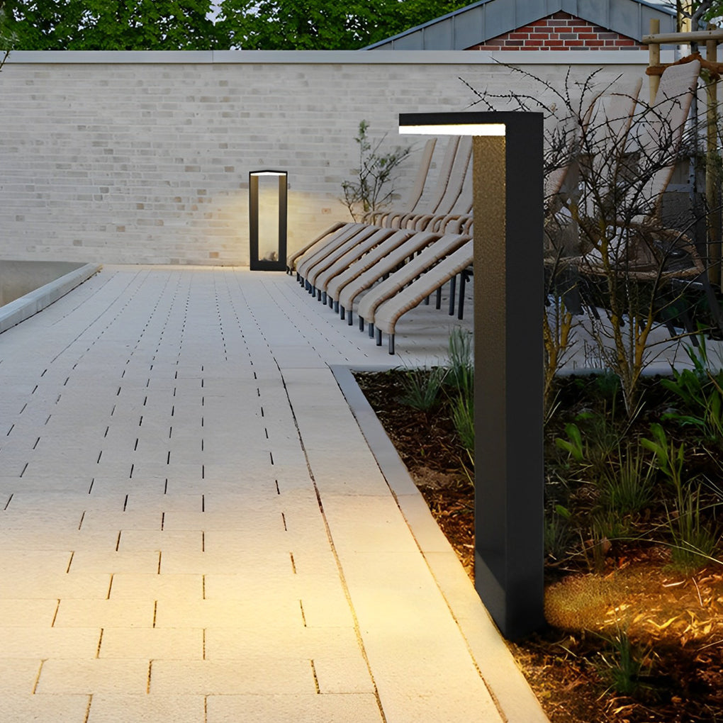 Sleek 12W LED Pathway Light Minimalist Outdoor Landscape Lamp