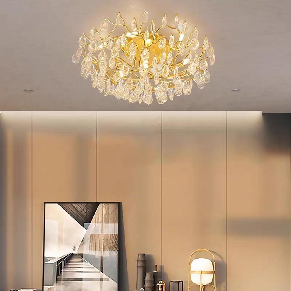 Firefly Sputnik Chandelier - Modern LED Flush Mount Ceiling Light