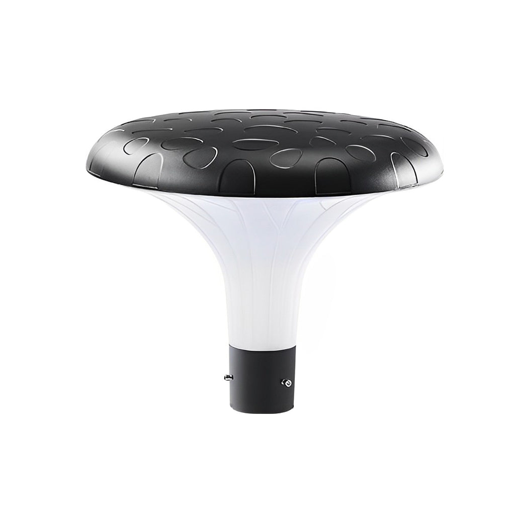 UFO Solar Street Light Waterproof Black LED Pole Lamp