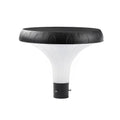UFO Solar Street Light Waterproof Black LED Pole Lamp
