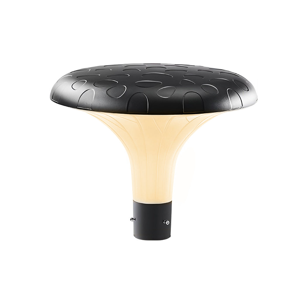 UFO Solar Street Light Waterproof Black LED Pole Lamp