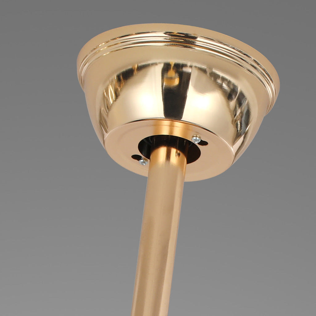 Luxury Gold Crystal Ceiling Fan with Pendant Lights