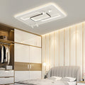 Ultra-Thin 3-Step Dimming Rectangular Ceiling Light with Spotlights