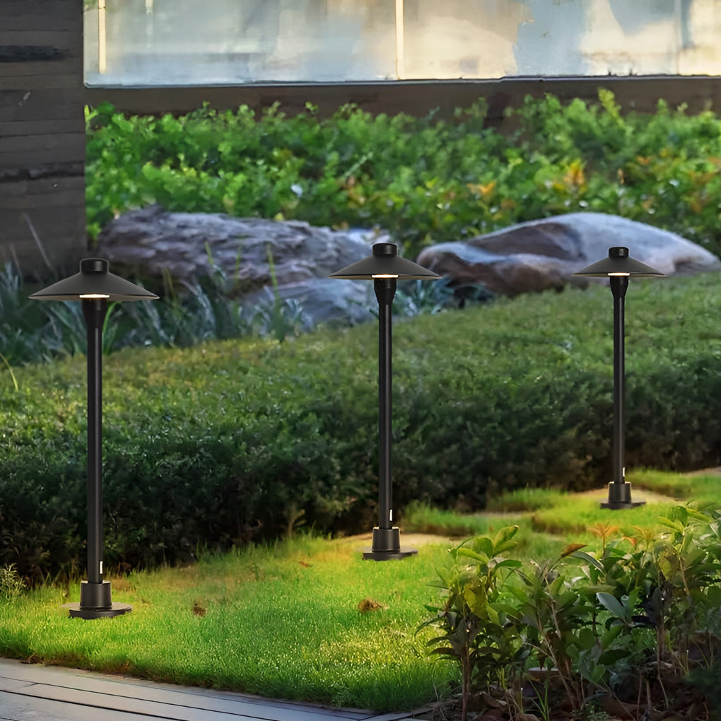 Modern LED Umbrella Path Lamp - Outdoor Landscape Lighting