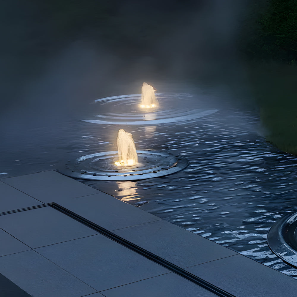 LED Waterproof Aluminum Fountain Light - Outdoor Garden Lighting, IP68 Rated, Color Changing, Durable Landscape Illumination