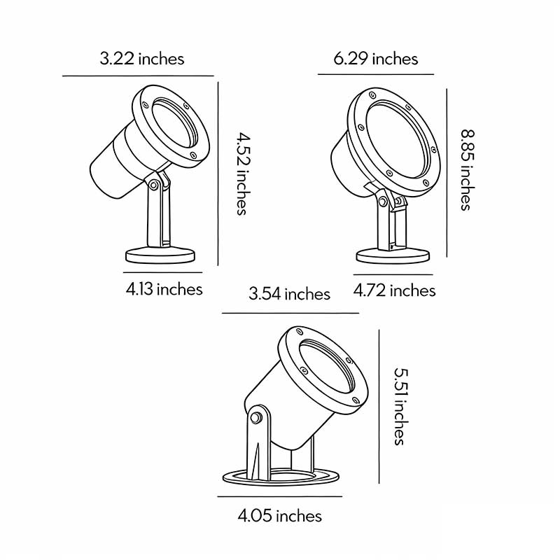 Underwater Adjustable LED Pool Landscape Light