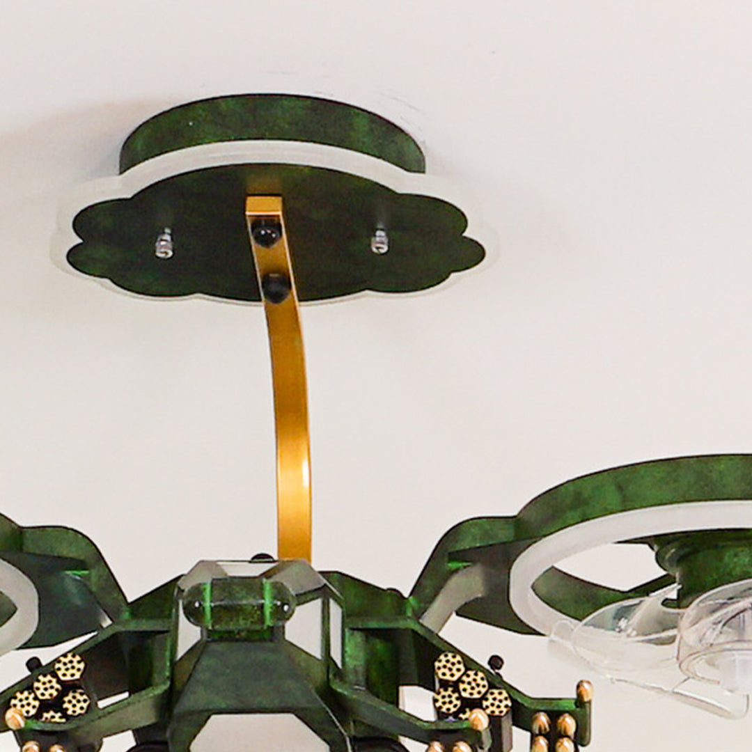 Airplane Ceiling Fan with Light - Kids LED Ceiling Fan Fixture