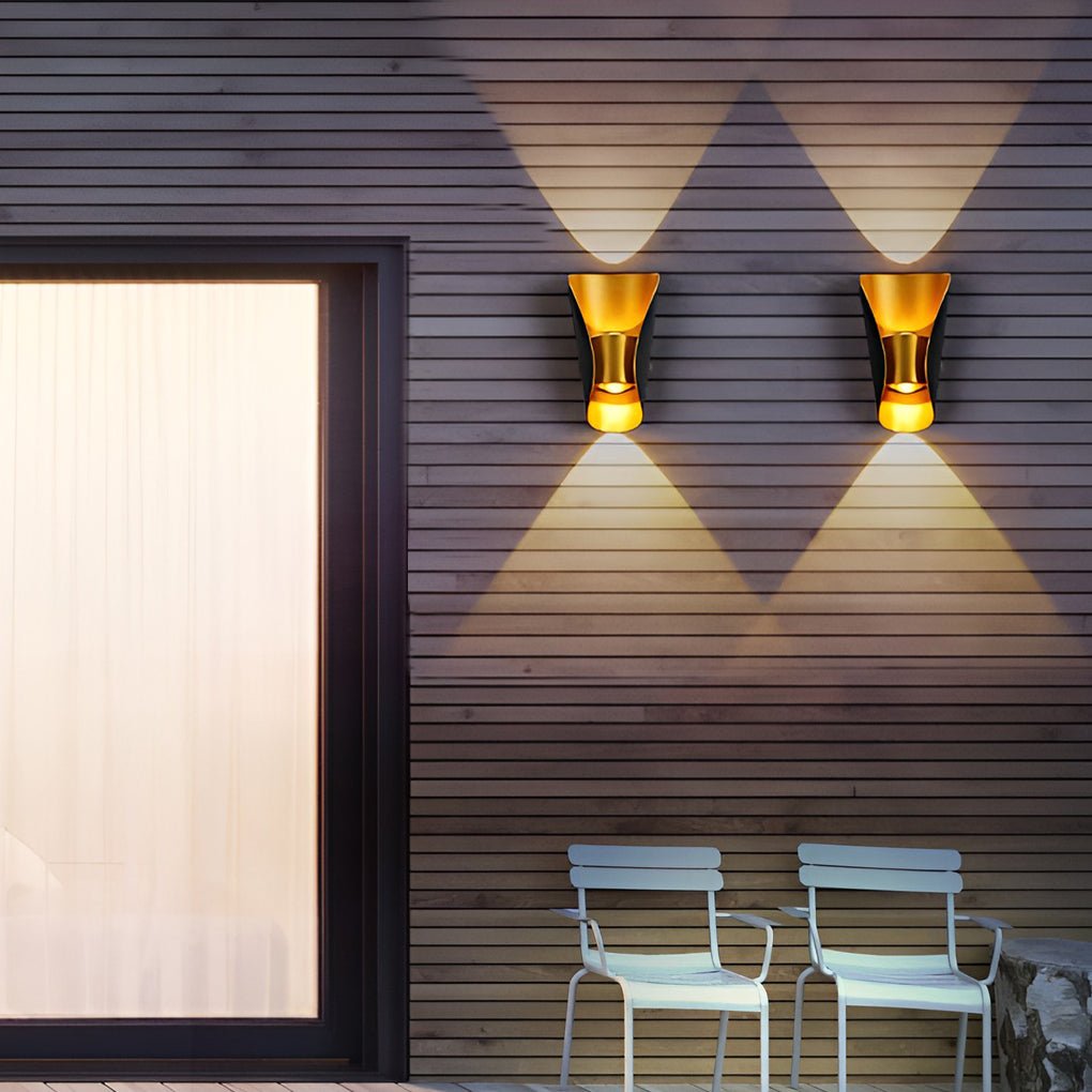 Small Up Down Waterproof Outdoor Wall Lights