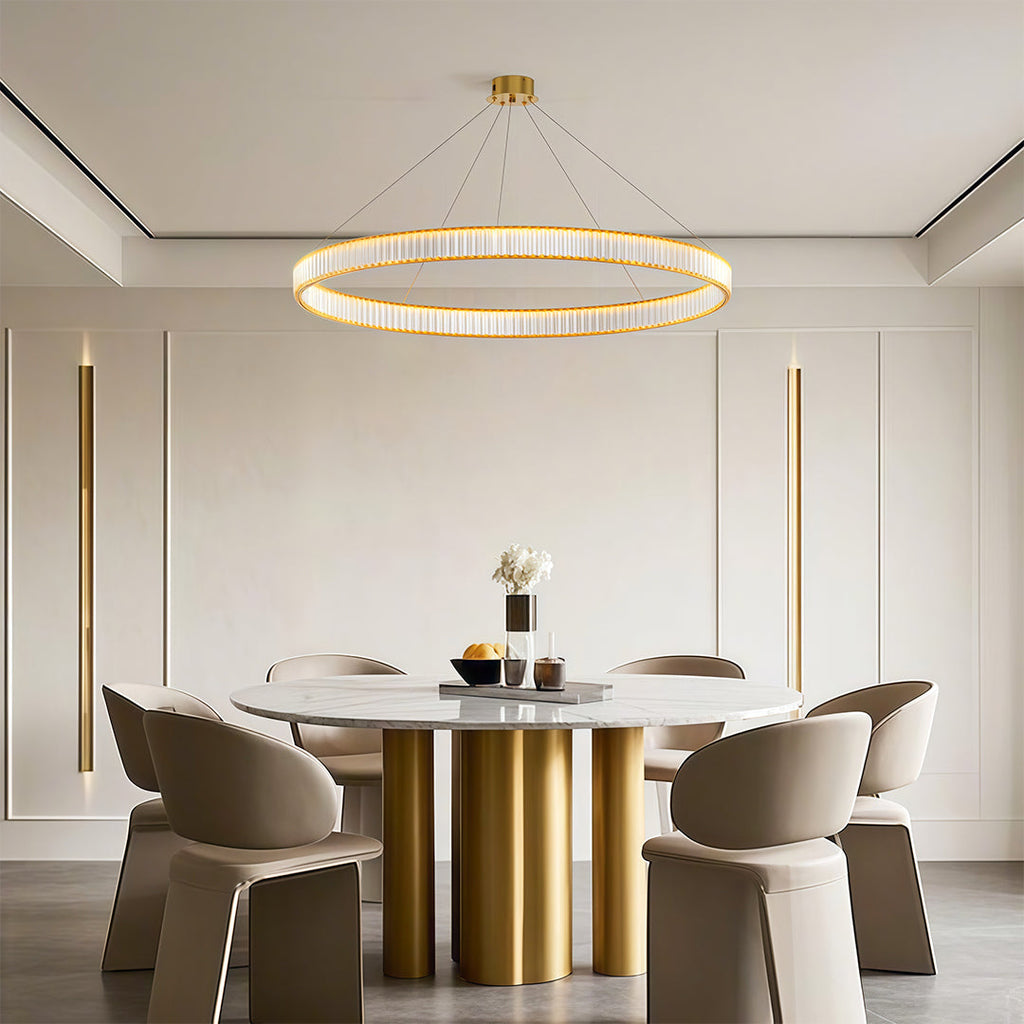Crystal Round Chandelier | American Creative Ceiling Light