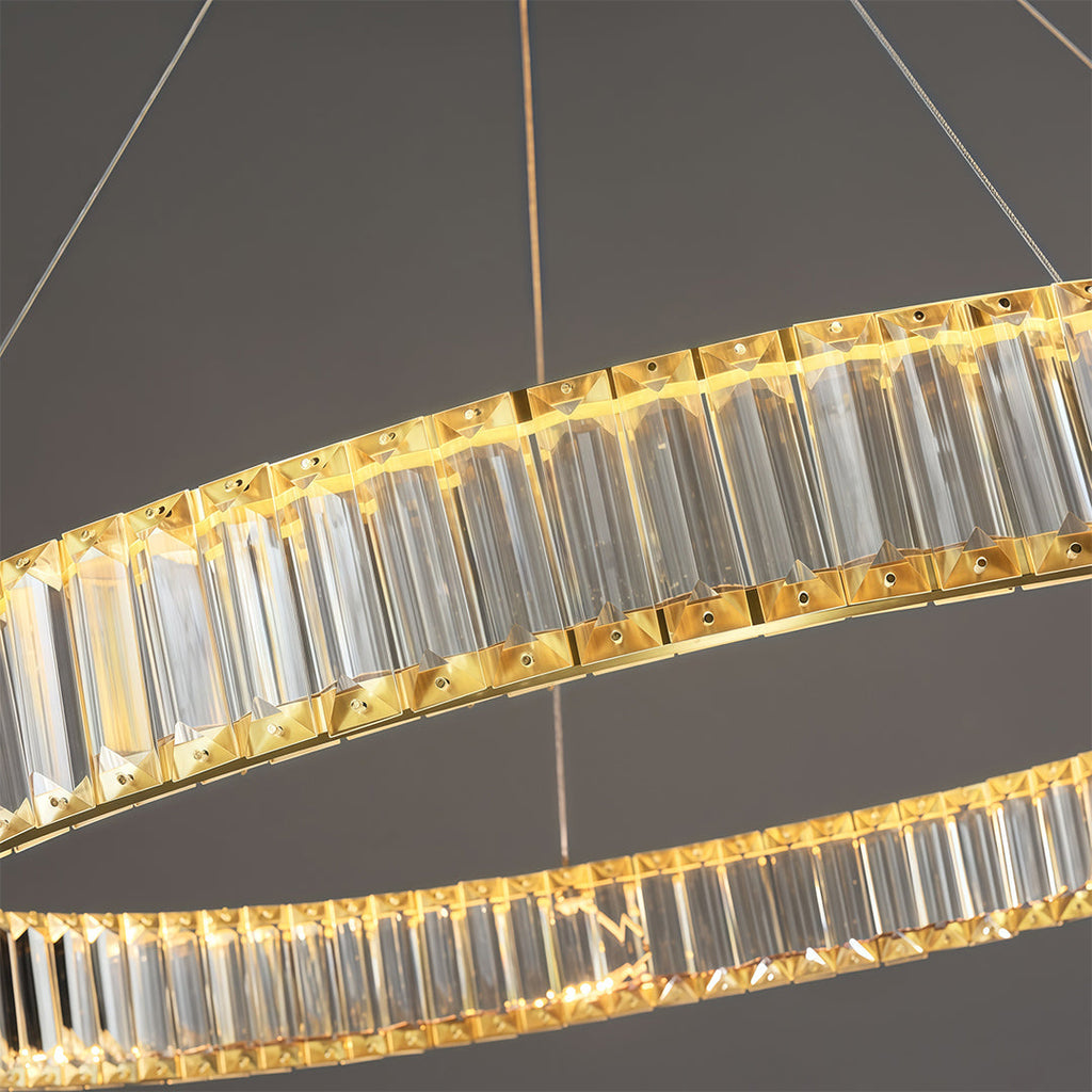 Crystal Round Chandelier | American Creative Ceiling Light