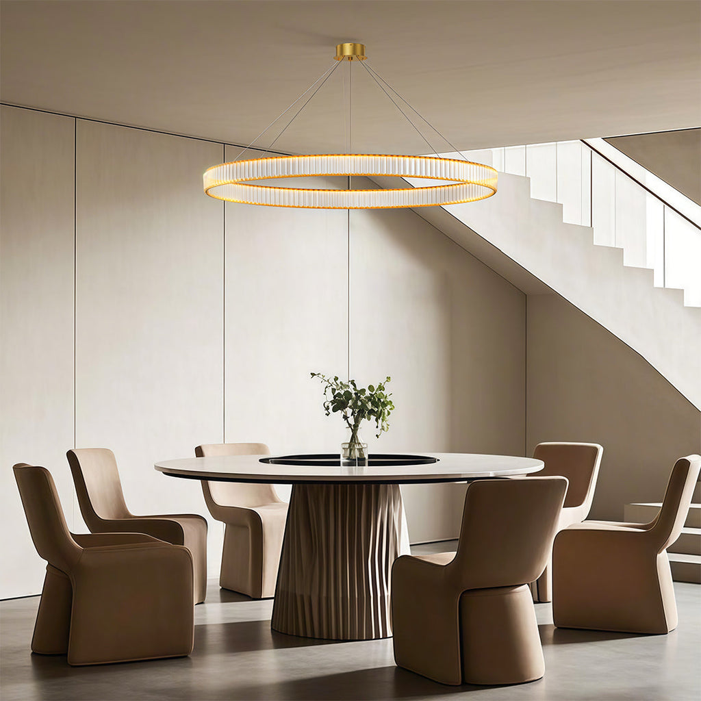 Crystal Round Chandelier | American Creative Ceiling Light