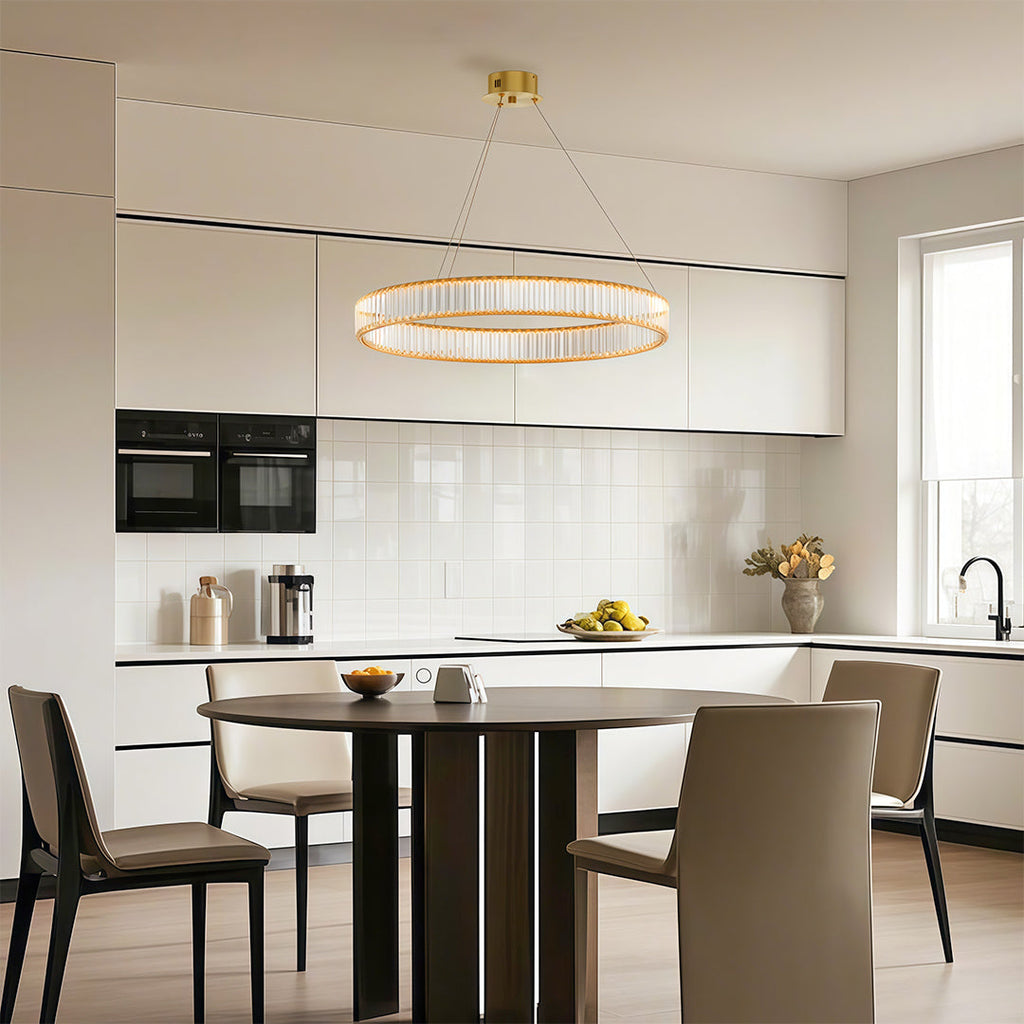 Crystal Round Chandelier | American Creative Ceiling Light