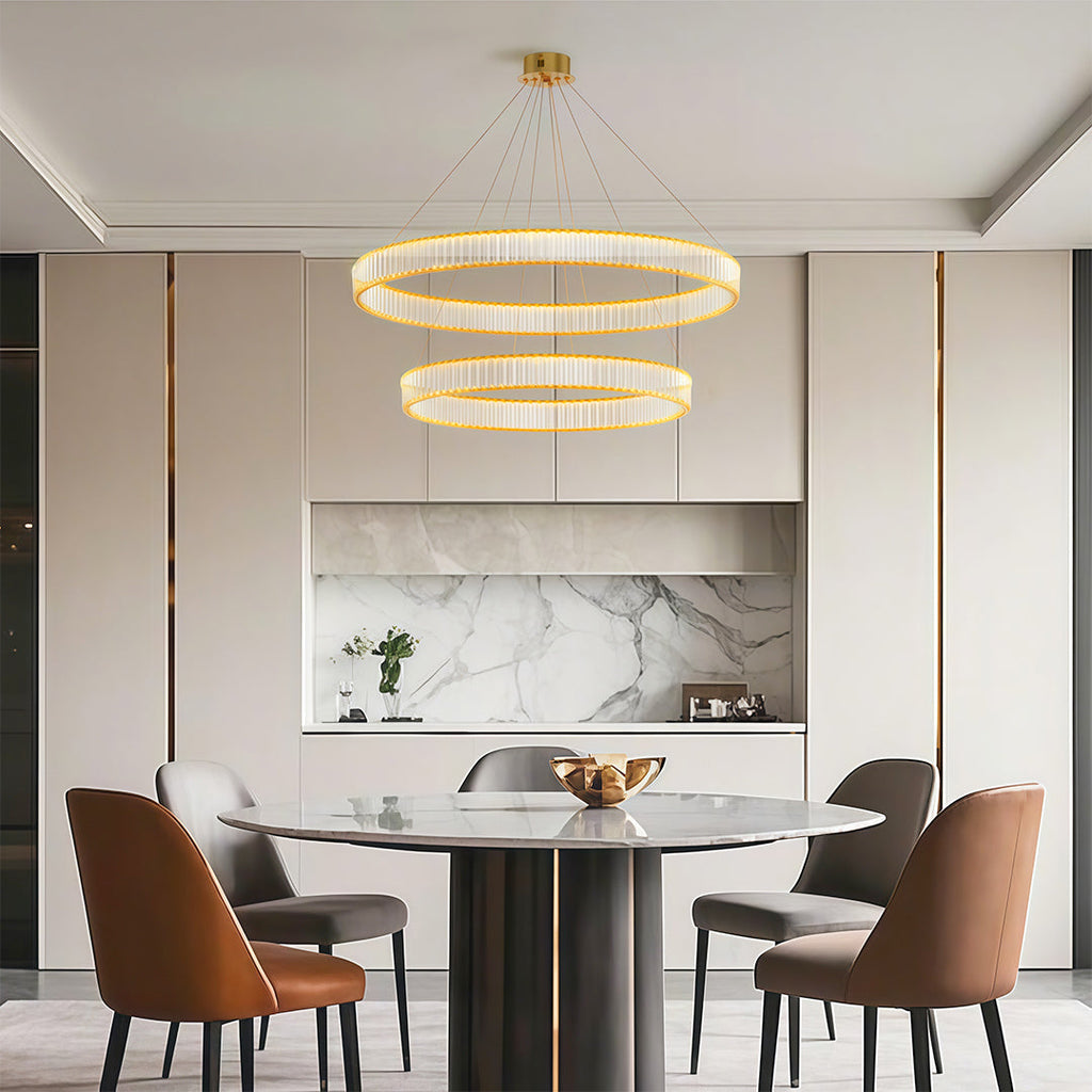 Crystal Round Chandelier | American Creative Ceiling Light