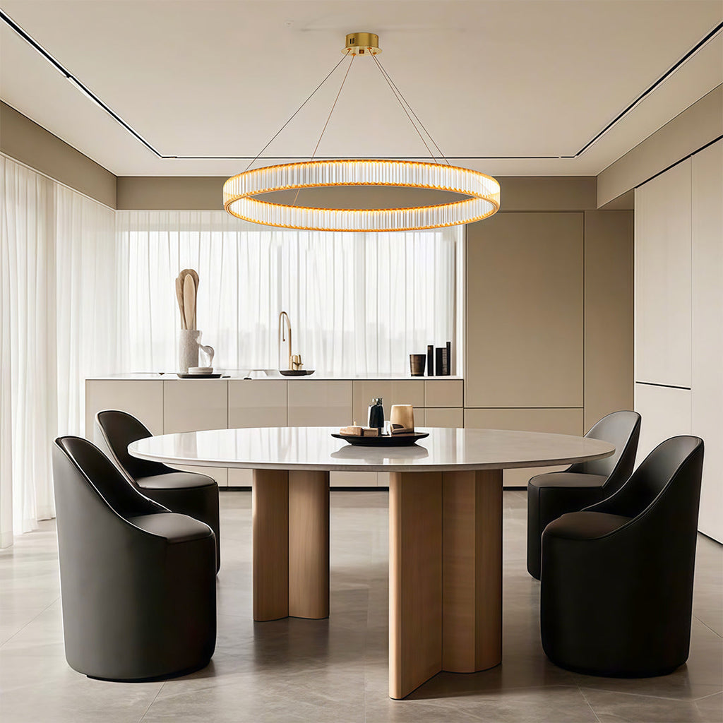 Crystal Round Chandelier | American Creative Ceiling Light