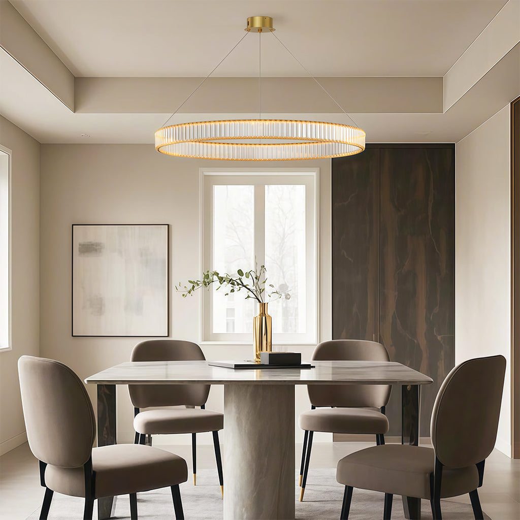 Crystal Round Chandelier | American Creative Ceiling Light