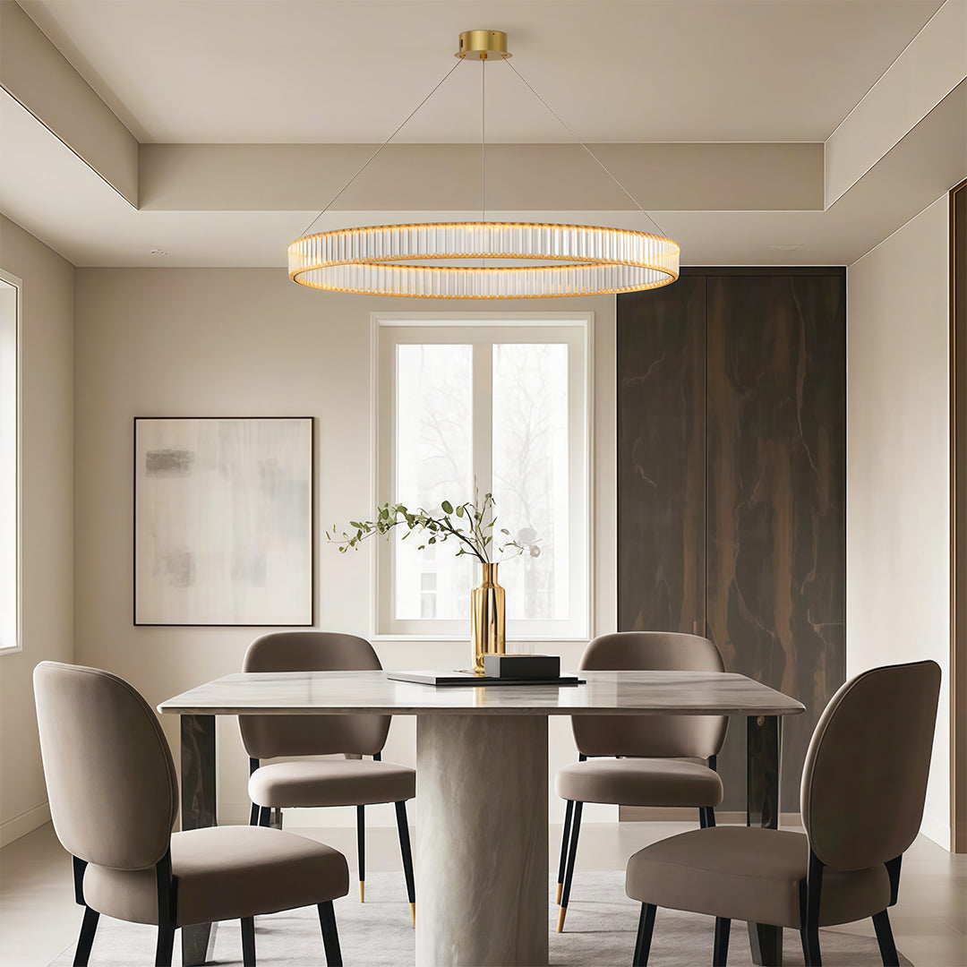 Crystal Round Chandelier | American Creative Ceiling Light