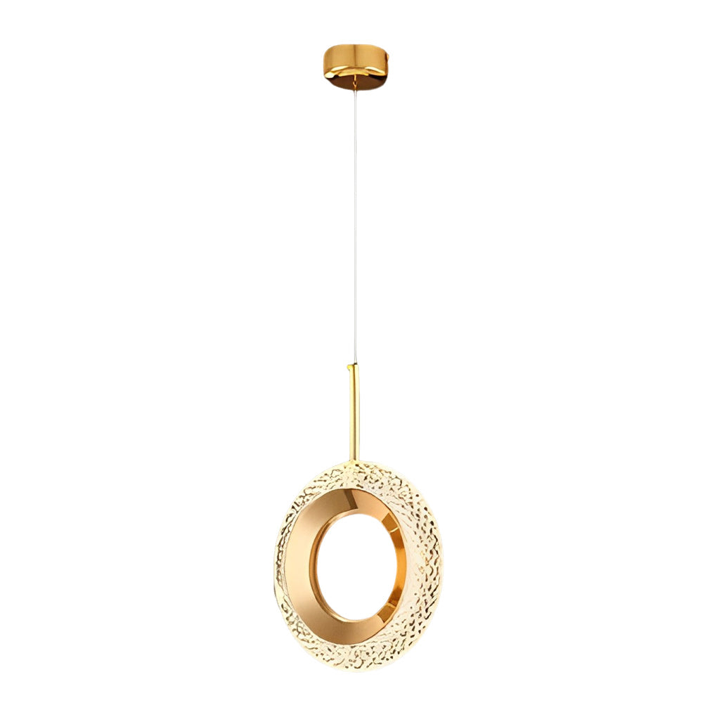Unique Minimalist LED Pendant Light - Modern Metal Ceiling Fixture