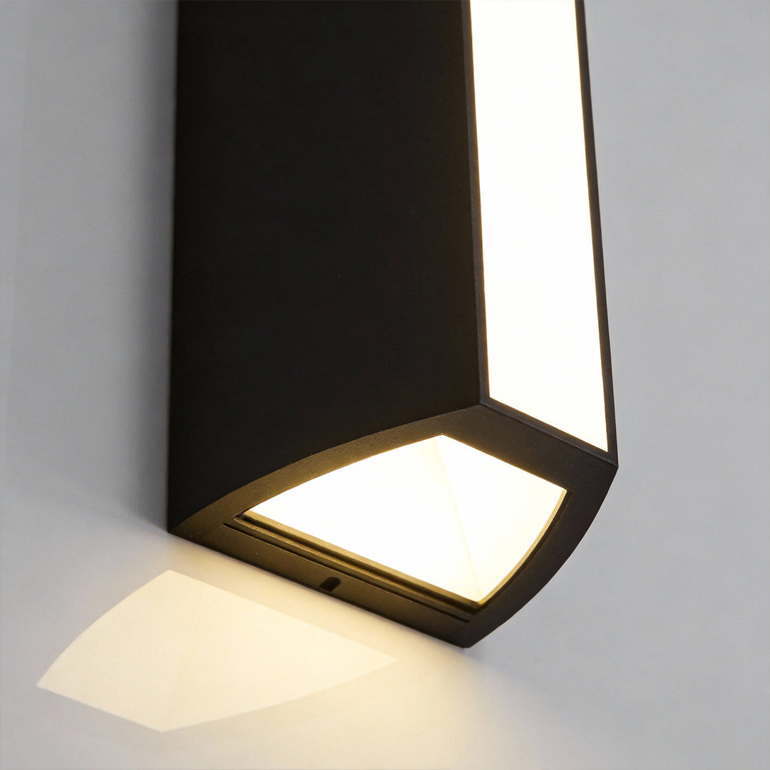 Up Down Waterproof Aluminum Alloy Cylinder Sconce Modern Light