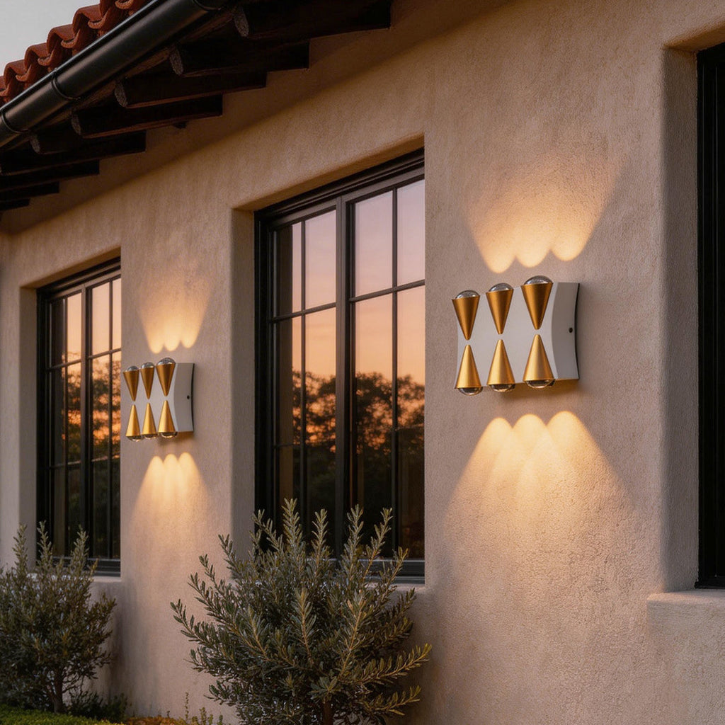 Up Down Waterproof Outdoor Wall Lights - LED Wall Sconce for Garden, Patio, and Porch Lighting