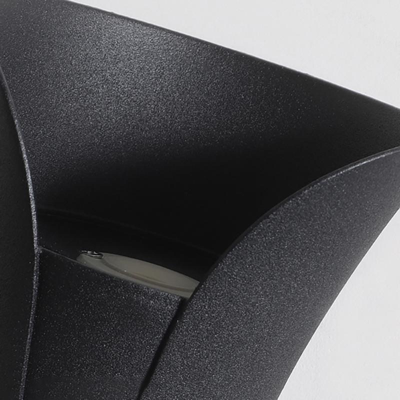 Modern Curved LED Up Down Waterproof Wall Light