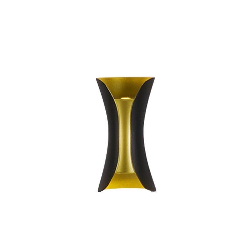 Modern Curved LED Up Down Waterproof Wall Light