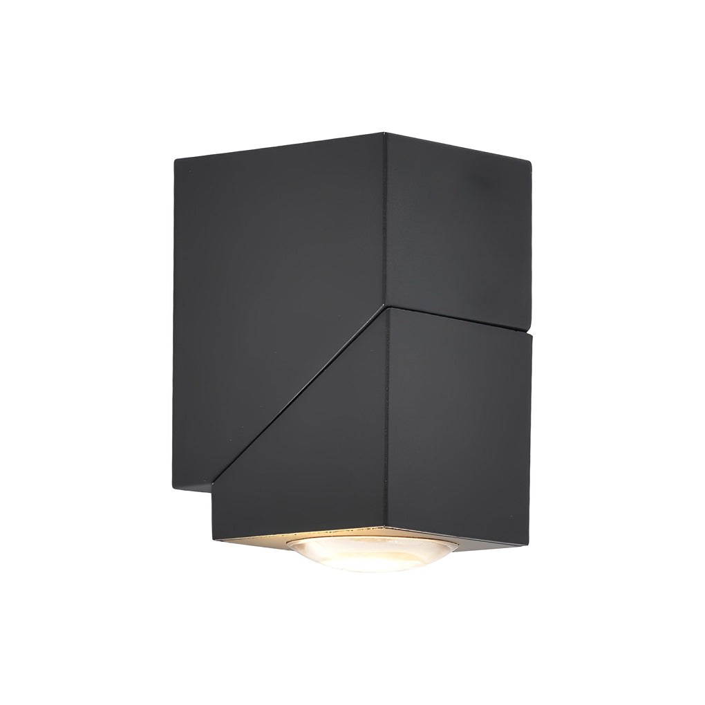 Outdoor Adjustable Up Down Waterproof Black Sconce Lamp