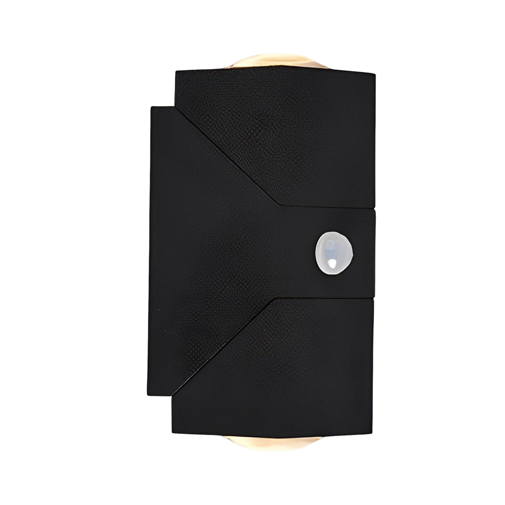 Outdoor Adjustable Up Down Waterproof Black Sconce Lamp