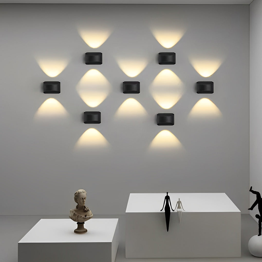 Up and Down Waterproof LED Wall Sconce Lighting