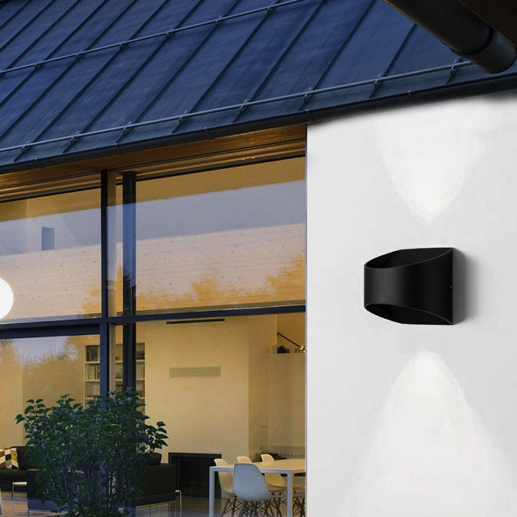 Up and Down Waterproof LED Wall Sconce Lighting