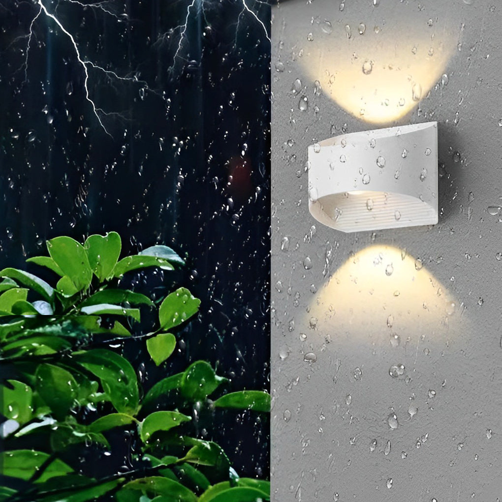 Up and Down Waterproof LED Wall Sconce Lighting