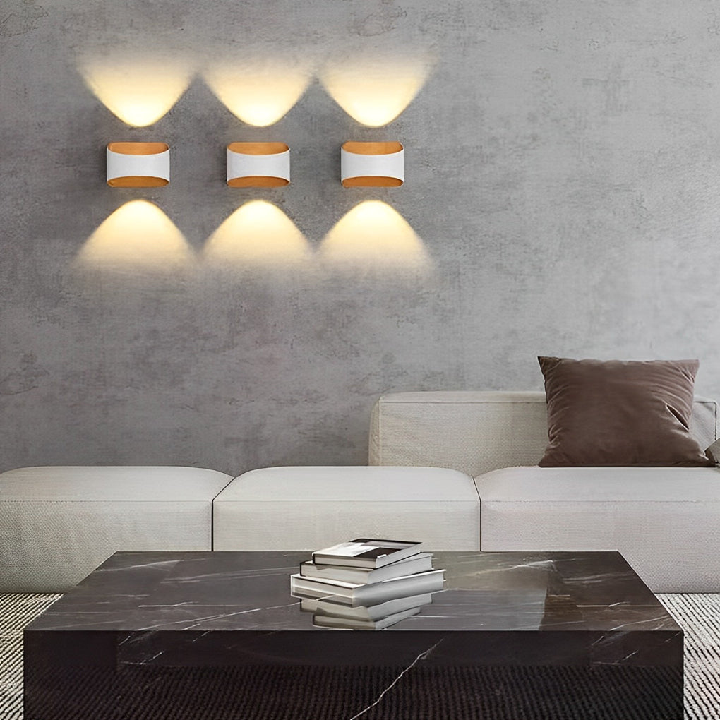Up and Down Waterproof LED Wall Sconce Lighting