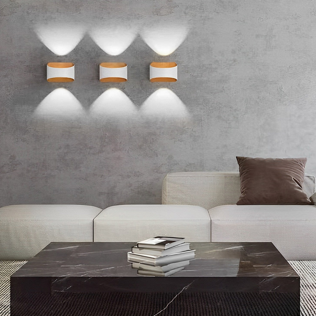 Up and Down Waterproof LED Wall Sconce Lighting