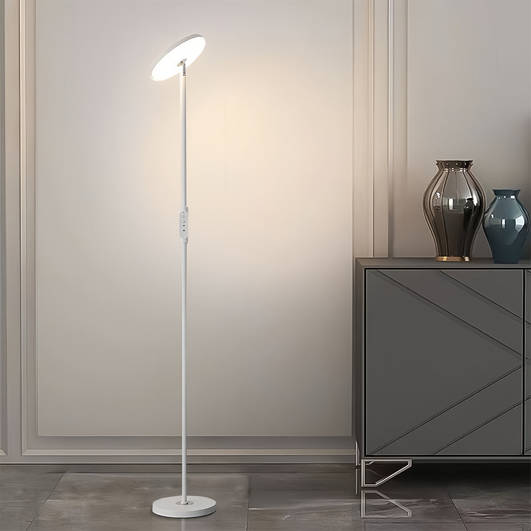 Uplight Floor Lamp with Ambient Reading Light and Downlight Function