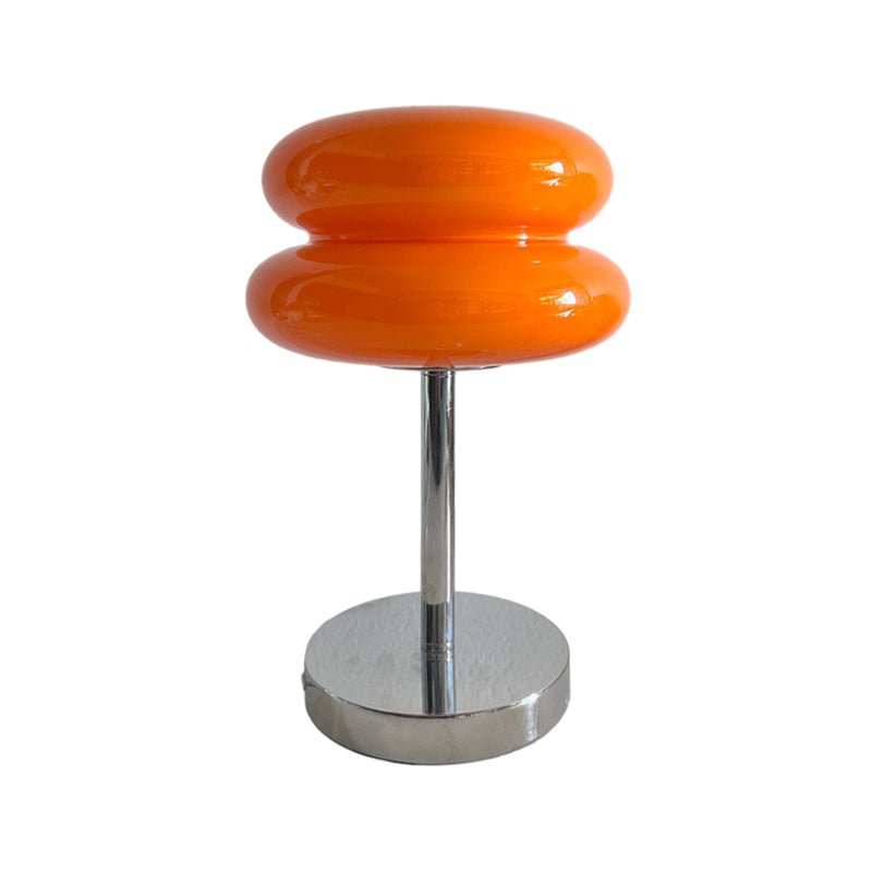 USB Glass Burger Table Lamp - Creative Warm Light for Modern Decor, Unique Home Lighting, Stylish Nightstand Lamp, Cool LED Design, Perfect Gift Idea
