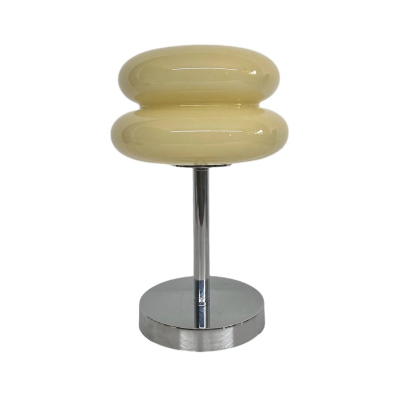 USB Glass Burger Table Lamp - Creative Warm Light for Modern Decor, Unique Home Lighting, Stylish Nightstand Lamp, Cool LED Design, Perfect Gift Idea