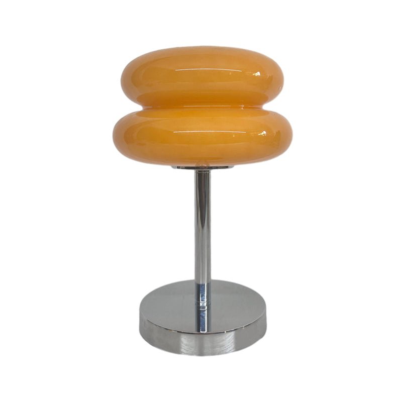 USB Glass Burger Table Lamp - Creative Warm Light for Modern Decor, Unique Home Lighting, Stylish Nightstand Lamp, Cool LED Design, Perfect Gift Idea