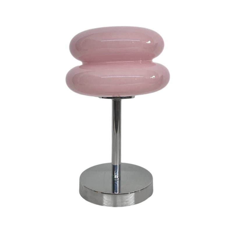 USB Glass Burger Table Lamp - Creative Warm Light for Modern Decor, Unique Home Lighting, Stylish Nightstand Lamp, Cool LED Design, Perfect Gift Idea
