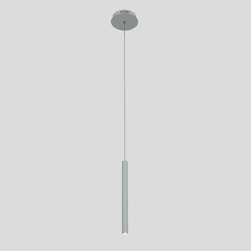 Thin Stick Black Pendant Light with Integrated LED Downlight