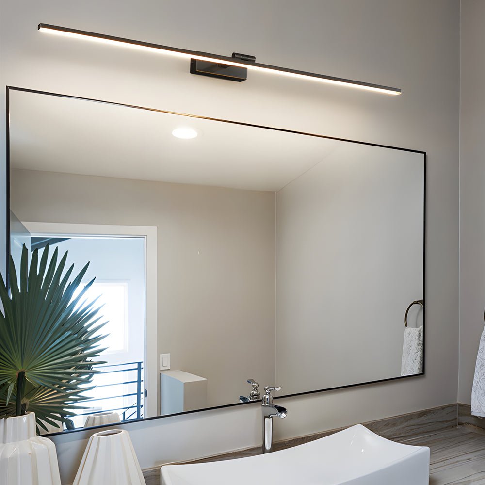 Vanity LED Lights for Mirror Rotatable Linear Acrylic Light, Adjustable Dimmable Makeup Lighting, Modern Bathroom Mirror Light, Wall Mounted Vanity Lighting, Stylish LED Strip Lights for Makeup Application, Beauty Room Accent Lighting, Energy Efficient Mi