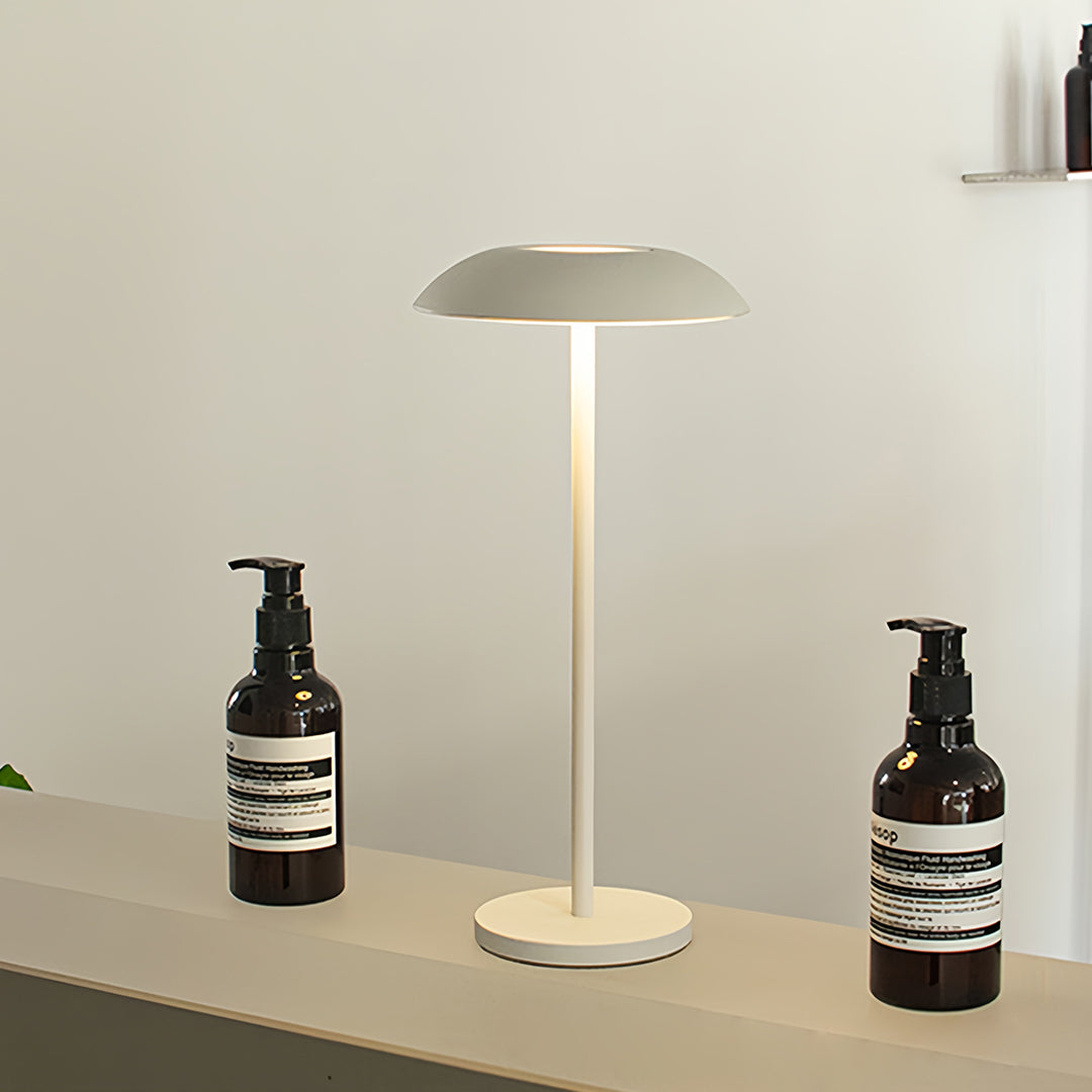 Contemporary LED Table Lamp - Minimalist Rechargeable Dimmable Design for Home and Office Lighting